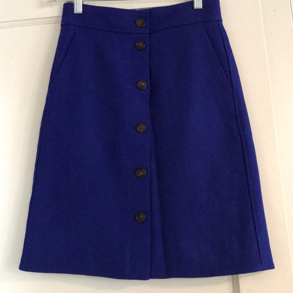 J crew wool skirt